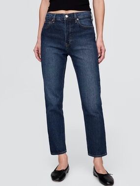 GAP Cheeky Straight High Rise Jeans (30” R)